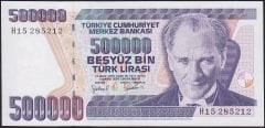 7.Emisyon 4.Tertip 500000 Lira H15 285212 Çilaltı Çil