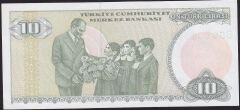 7.Emisyon 1.Tertip 10 Lira B50 601968 Çilaltı Çil