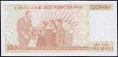 7.Emisyon 3.Tertip 100000 Lira H67 576204 Çilaltı Çil