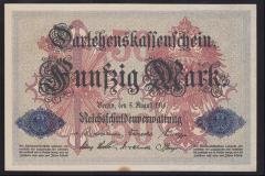 ALMANYA 50 MARK 1914 ÇİLALTI ÇİL