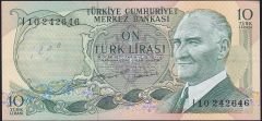 6.Emisyon 2.Tertip 10 Lira I10 242646 Çok Çok Temiz