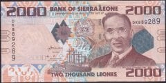 Sierra Leone 2000 Leones 2010 ÇİL Pick 31a