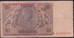 Almanya 20 Mark 1929 Temiz