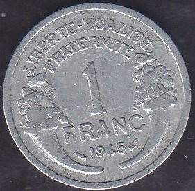 Fransa 1 Frank 1945