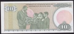 7.Emisyon 1.Tertip 10 Lira B38 320333 Çilaltı