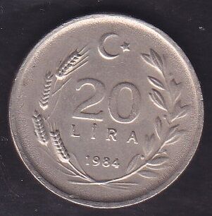 1984 Yılı 20 Lira