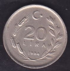 1984 Yılı 20 Lira