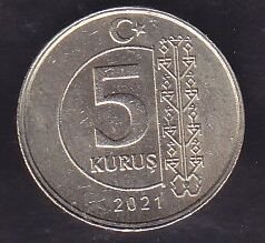 2021 Yılı 5 Kuruş