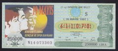 1997 19 MAYIS ÇEYREK BİLET