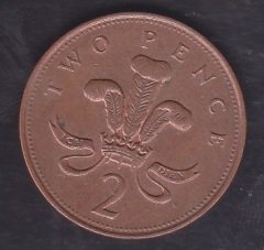 İNGİLTERE 2 PENCE 1995 eski para değerleri