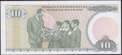 7.Emisyon 1.Tertip 10 Lira B33 578169 Çilaltı Çil