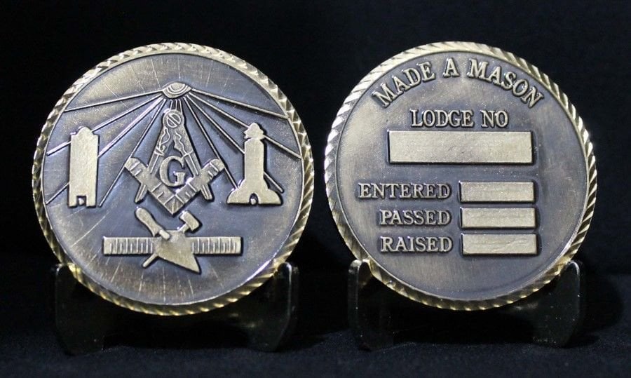 Mason Temalı Madalya 42 mm