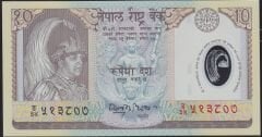 Nepal 10 Rupee 2002 Çilaltı Polimer