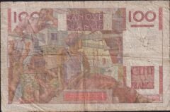 Fransa 100 Frank 19 Aralık 1946 Temiz