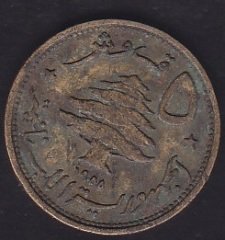 LÜBNAN 5 PİASTRE 1955