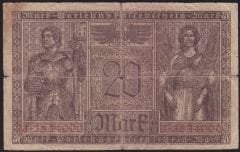 Almanya 20 Mark 1918 Temiz