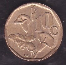 Güney Afrika 10 Cent 1994