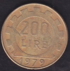 İTALYA 200 LİRE 1979