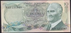 6.EMİSYON 2.TERTİP 10 LİRA H32 121547 ÇİLALTI