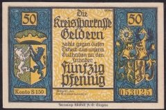 ALMANYA 50 PFENNİNG NOTGELD 1921 ÇİL