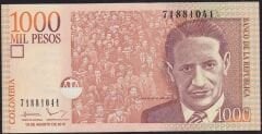 Kolombiya 1000 Pesos 2015 Çilaltı