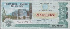 1988 19 Eylül Beşte Bir Bilet - R Serisi