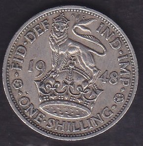 İNGİLTERE 1 ŞİLİNG 1948