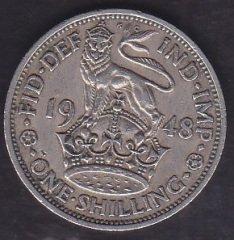 İNGİLTERE 1 ŞİLİNG 1948