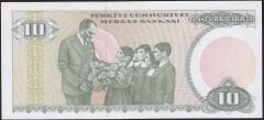 7.Emisyon 1.Tertip 10 Lira B33 578171 Çilaltı Çil