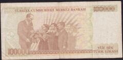 7.Emisyon 3.Tertip 100000 Lira G85 228661 Temiz