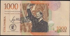 Kolombiya 1000 Pesos 2015 Çilaltı