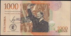 Kolombiya 1000 Pesos 2015 Çilaltı