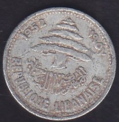 LÜBNAN 5 PİASTRE 1952