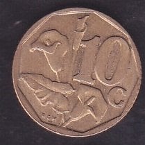 Güney Afrika 10 Cent 1997