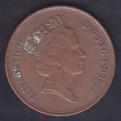İNGİLTERE 2 PENCE 1992