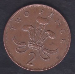 İNGİLTERE 2 PENCE 1992