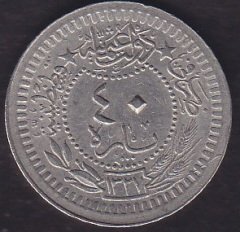 1327 / 4 REŞAT 40 PARA eski para