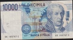 İtalya 10000 Lire 1984 Çok Temiz+ Pick 112d