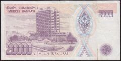 7.Emisyon 2.Tertip 20000 Lira G21 436068 Çok Temiz+