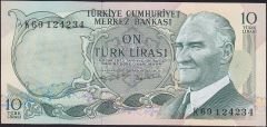 6.Emisyon 2.Tertip 10 Lira K69 124234 Çil