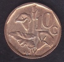 Güney Afrika 10 Cent 1995