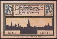 Almanya 70 Pfennig Notgeld 1920 Çil