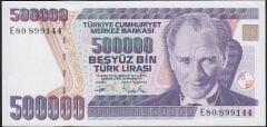 7.Emisyon 3.Tertip 500000 Lira E80 899144 Çilaltı Çil