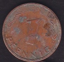 Almanya 1 Pfennig 1990 G