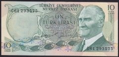 6.EMİSYON 2.TERTİP 10 LİRA G61 293575 ÇİLALTI ÇİL