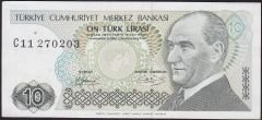 7.Emisyon 1.Tertip 10 Lira C11 270203 Çilaltı Çil