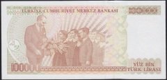 7.EMİSYON 3.TERTİP 100000 LİRA F18 010393 ÇİLALTI