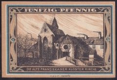 ALMANYA 50 PFENNİNG NOTGELD 1920 ÇİL