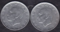 1973 Yılı 1 Lira (Ters Düz Takım)