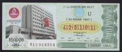 1997 30 NİSAN ÇEYREK BİLET ANAYASA MAHKEMESİ